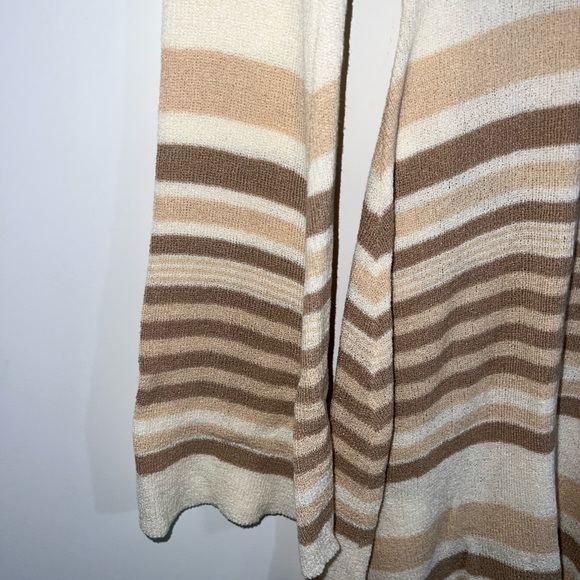 MESHKI Zahra Long Sleeve Open Back Mini Knit Dress - Cream - Picture 5 of 16